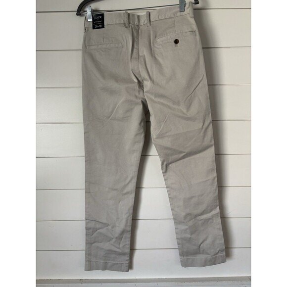 J.Crew Factory Men's Slim Fit Flex Chino Pant Khaki Size 29x30 Stone - Picture 6 of 6